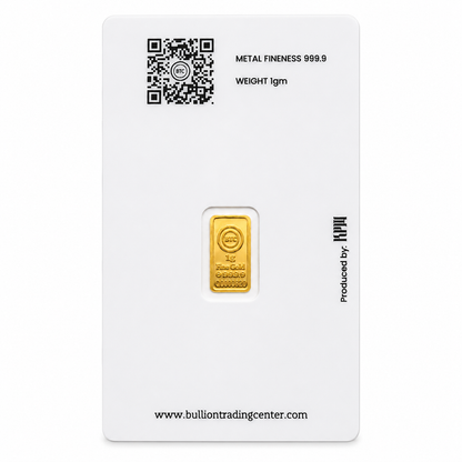 BTC 1 Gram Al Haram Gold Bar 24KT - FKJGBR24K6943