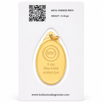 BTC 1 Ounce Ayatul Kursi Gold Pendant 24KT – FKJGBR24K6941