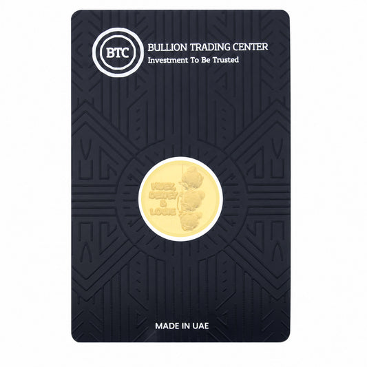 BTC 2 Grams Huey, Dewey, and Louie Gold Coin 24KT - FKJGBR24K6979