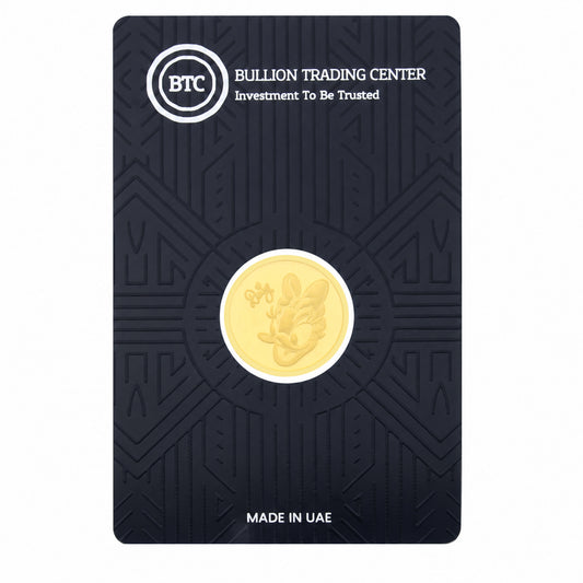 BTC 2 Grams daisy duck Gold Coin 24KT - FKJGBR24K6980