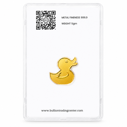 BTC Baby Duck 5 Grams Gold Bar 24KT – FKJGBR24K6933