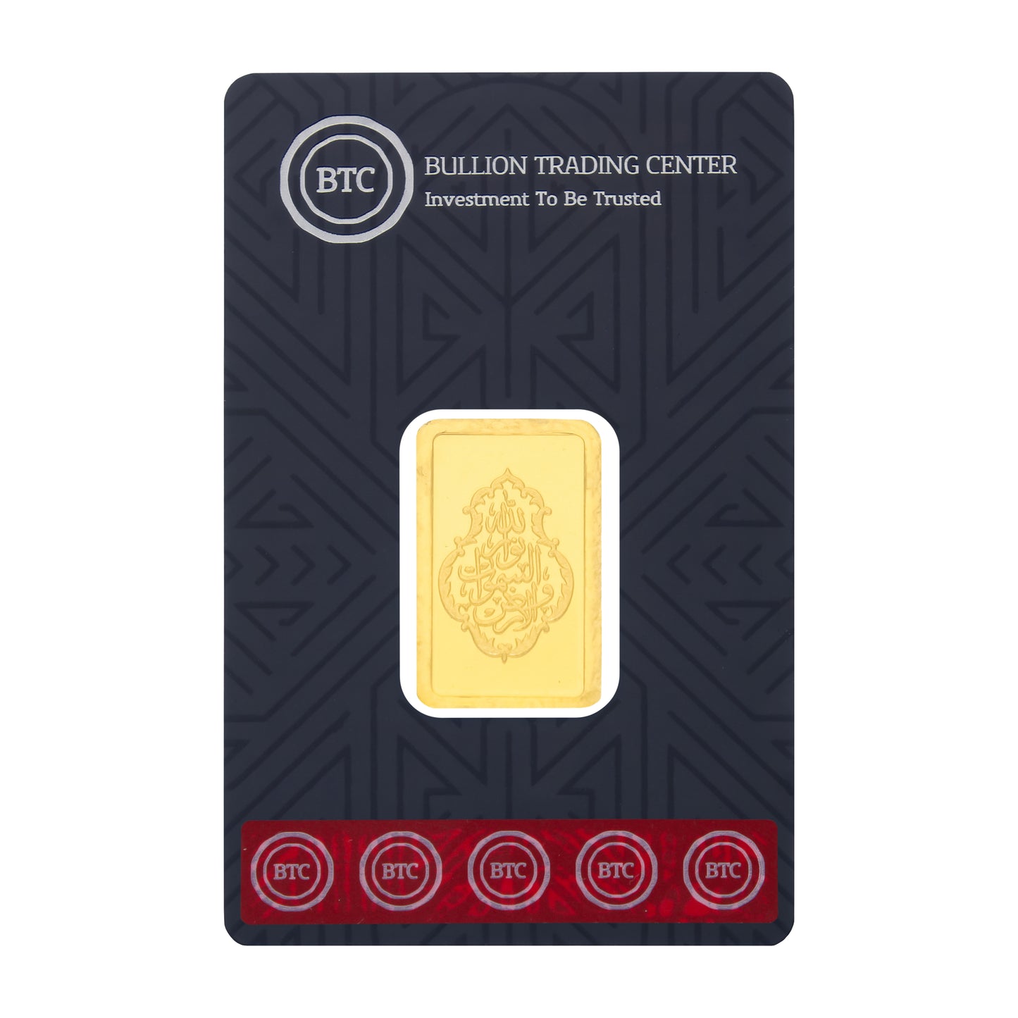 BTC 20 Gram Allah Noor Gold Bar 24KT - FKJGBR24K6751