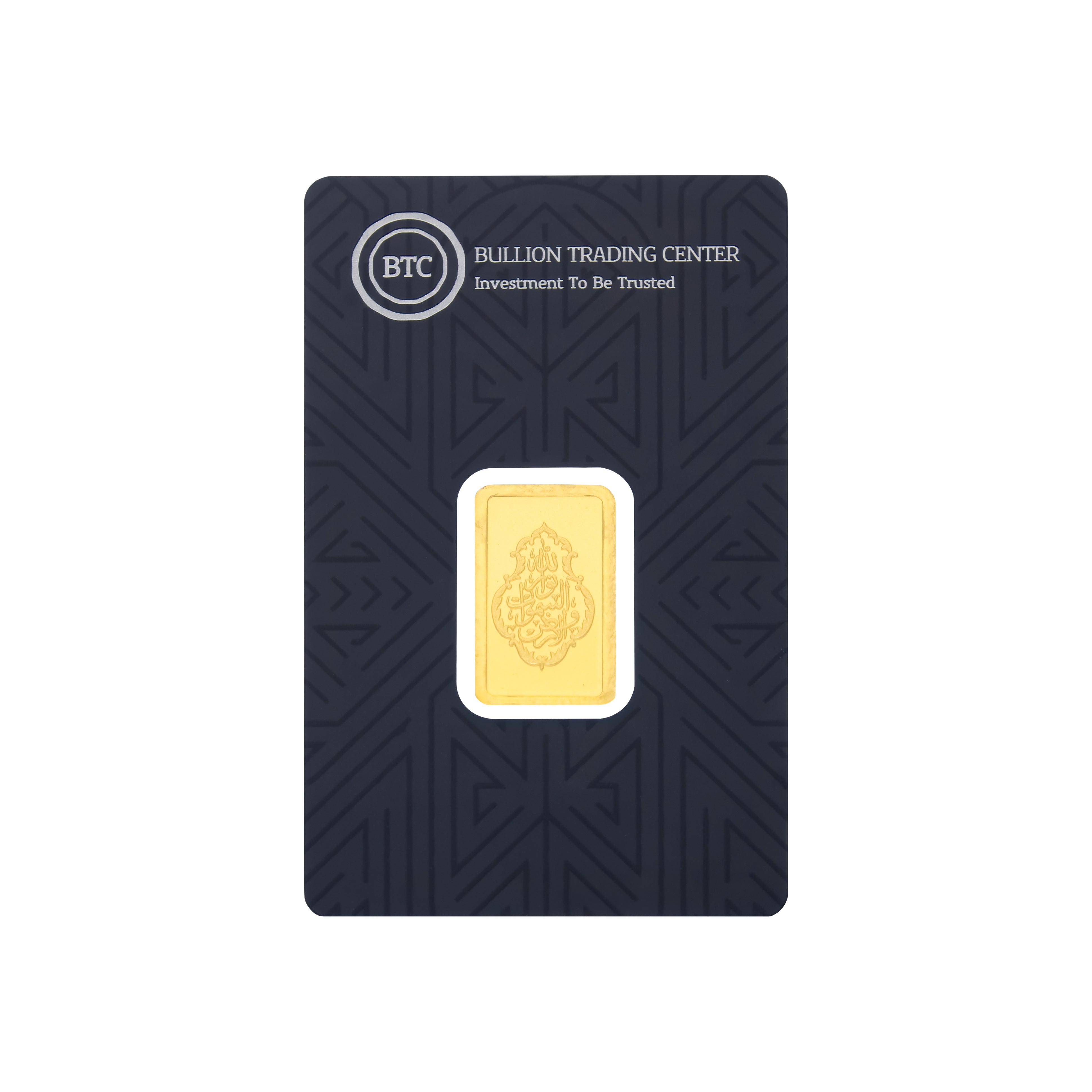 BTC 5 Gram Allah Noor Gold Bar 24KT - FKJGBR24K6736