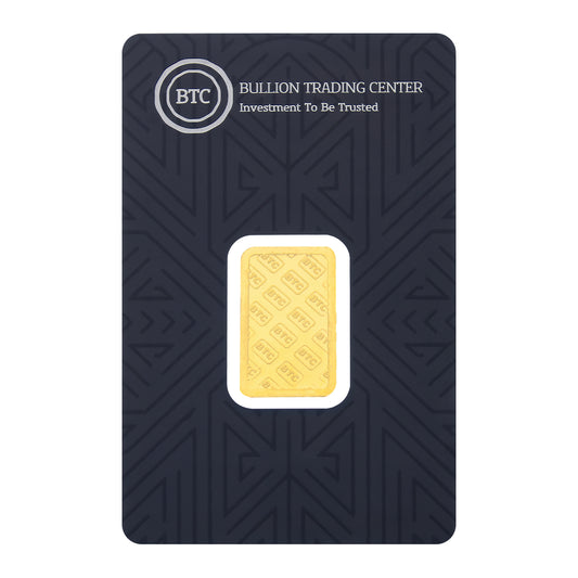 BTC 5 Gram Gold Bar 24KT - FKJGBR24K2320