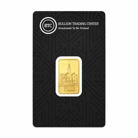BTC 10 Grams Al Haram Gold Bar - FKJGBR24K6976
