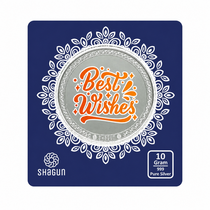 Best Wishes 10 Grams Colorized Silver Coin - FKJCONSL7018