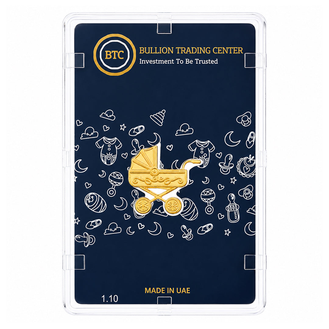 BTC Baby Car 5 Grams Gold Bar 24KT – FKJGBR24K10394