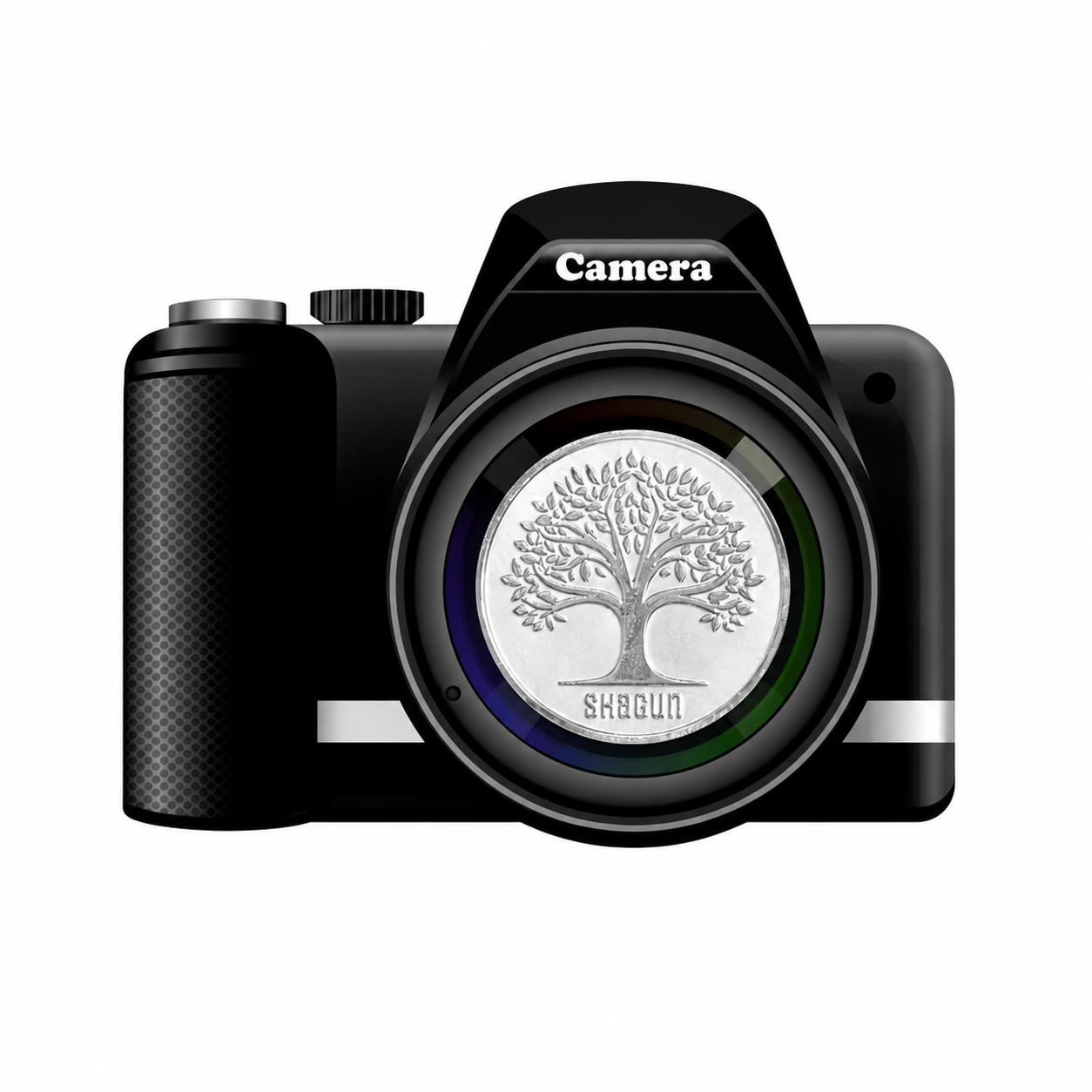 Camera 10 Grams Silver Coin Acrylic Packing - FKJCONSL6997