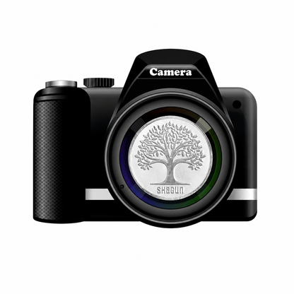 Camera 10 Grams Silver Coin Acrylic Packing - FKJCONSL6997
