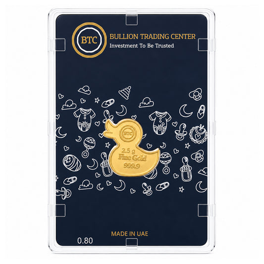 BTC Baby Duck 5 Grams Gold Bar 24KT – FKJGBR24K6933