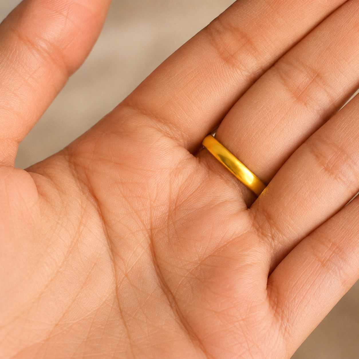Dibla 10 Grams Gold Ring 24KT 999.9 Purity - FKJRN24K6845