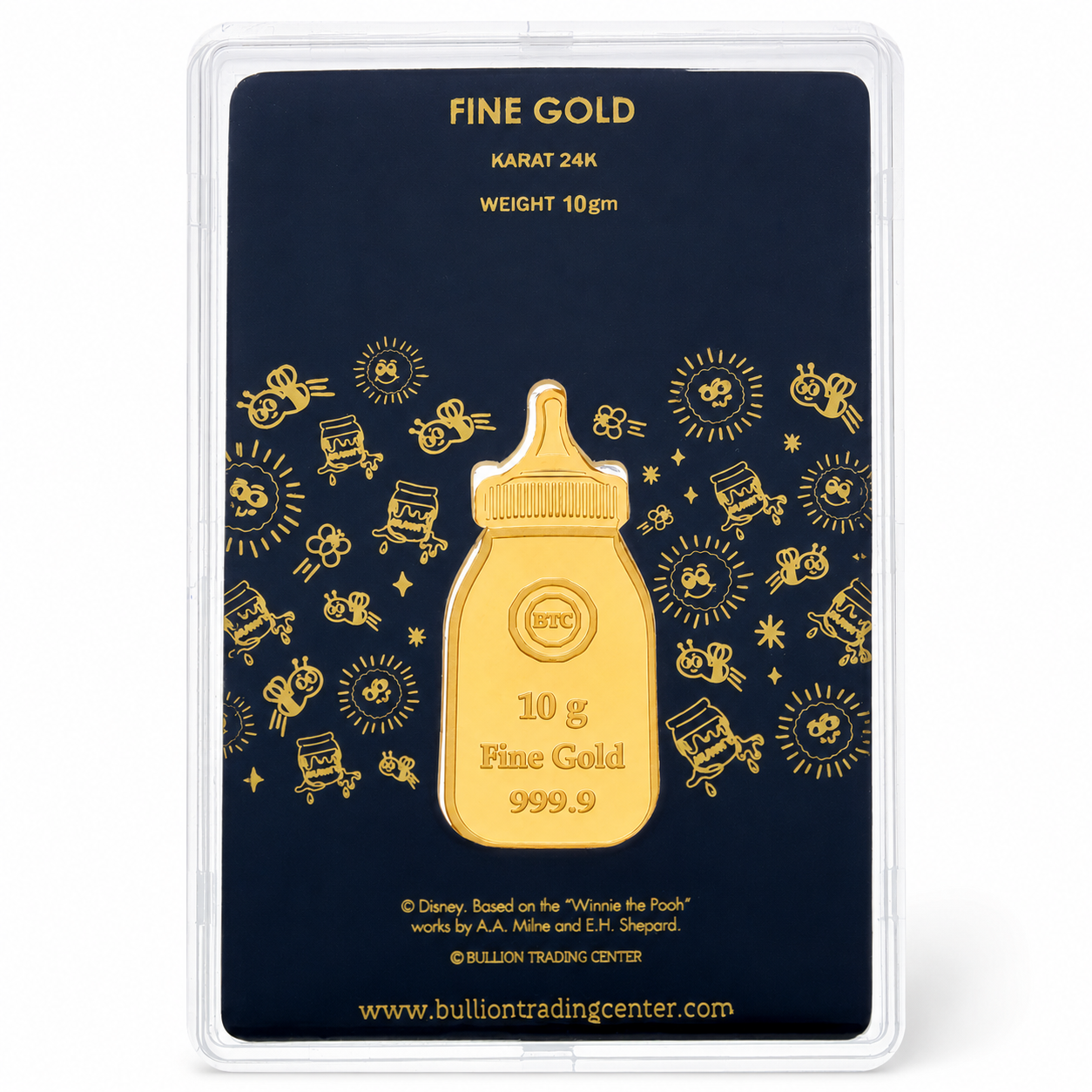 BTC Disney Bottle 10 Grams Gold Bar 24KT – FKJGBR24K6935