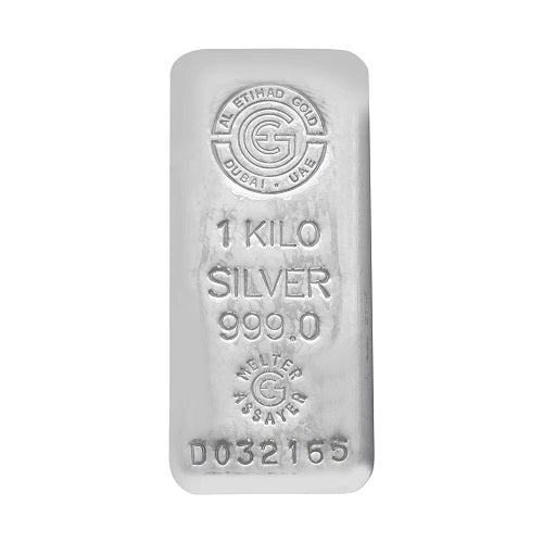 Etihad 1 Kilogram Silver Bar 999 Purity - FKJGBRSL2268