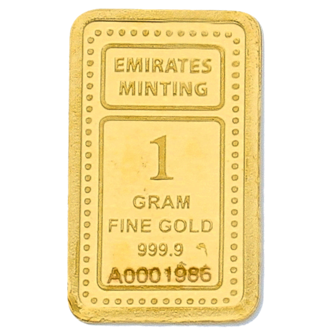 Emirates Minting 1 Gram Burj Al Arab Gold Bar 999.9 Purity - FKJGBR24K2322