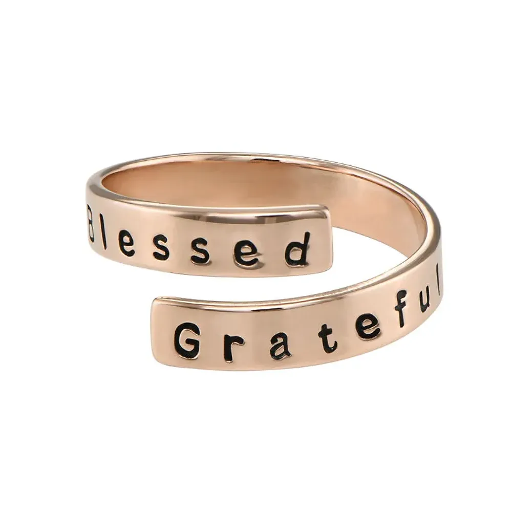 Gold & Silver Personalized Engravable Wrap Ring - FKJRNU6231