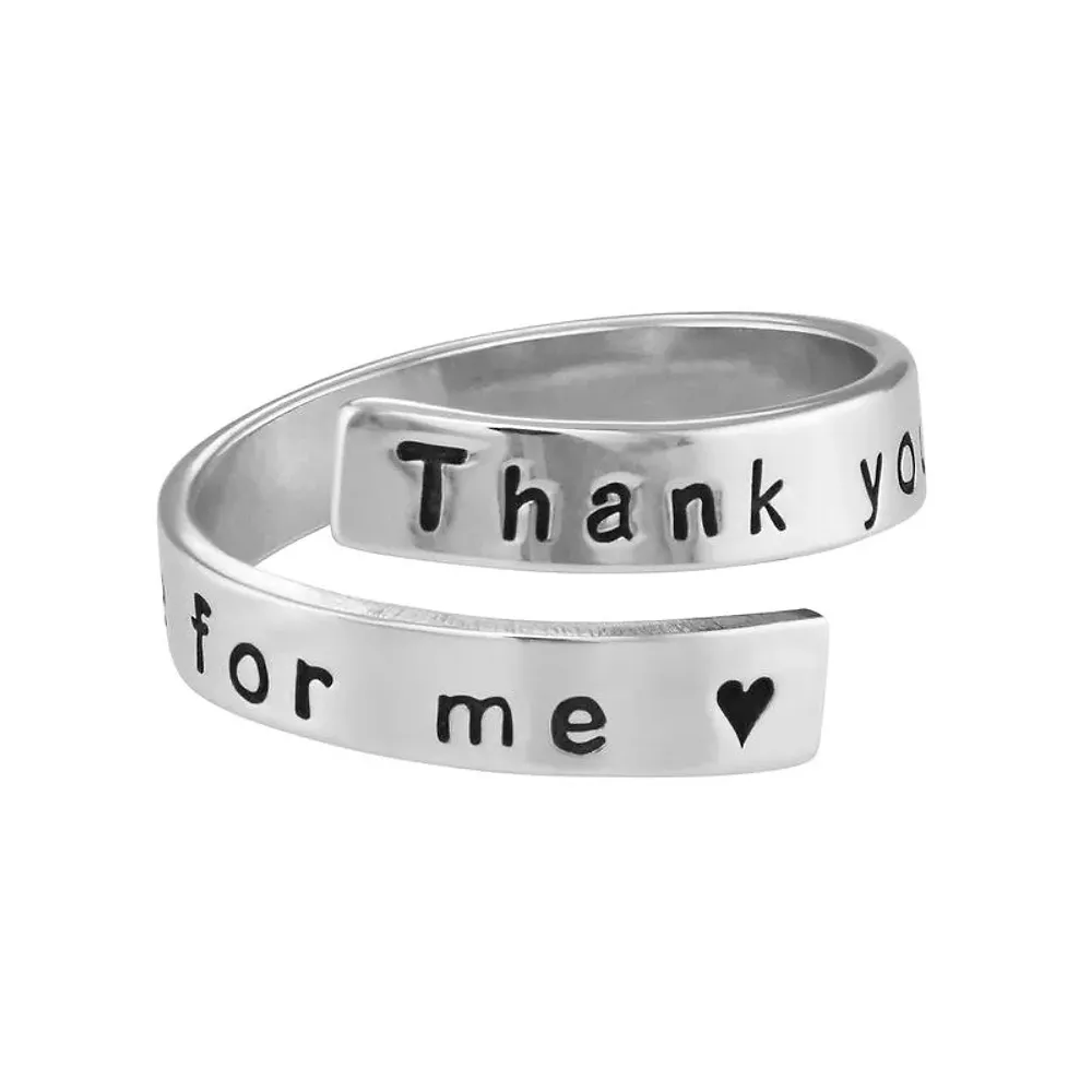 Gold & Silver Personalized Engravable Wrap Ring - FKJRNU6231