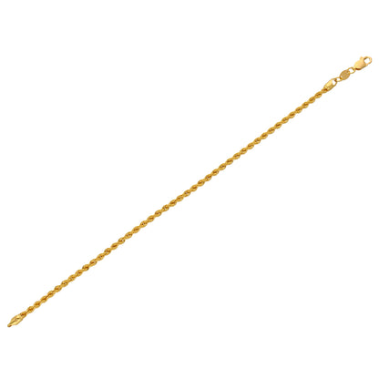 Gold Inter-Coiled Bracelet 22KT - FKJBRL22KU6662