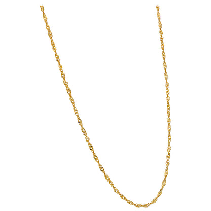 Gold Disco Chain 22KT - FKJCN22KU6646