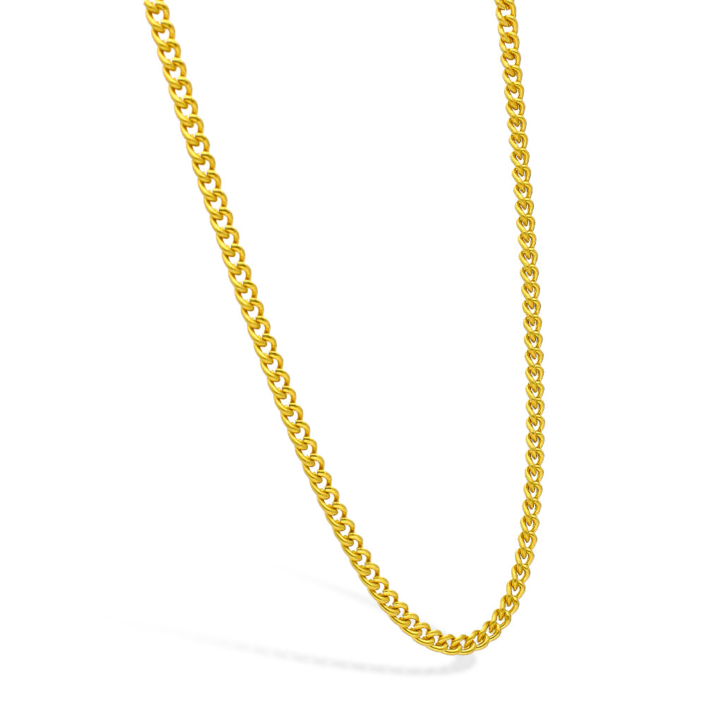 Pure Gold 24KT Chain 20 Grams - FKJCN24KU6113