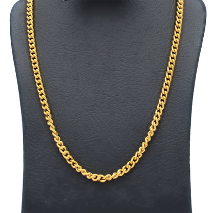 Pure Gold 24KT Chain 20 Grams - FKJCN24KU6113