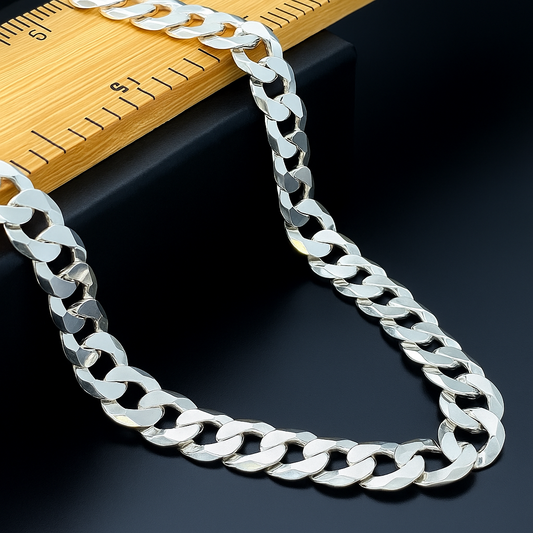 Silver 925 Curb Link Chain - FKJCNSL6666
