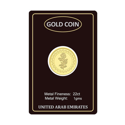 Gold Coin 1 Gram 22KT - FKJCON22K2230