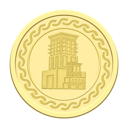 Gold 10 Grams Burj Khalifa Coin 22KT - FKJCON22K2341