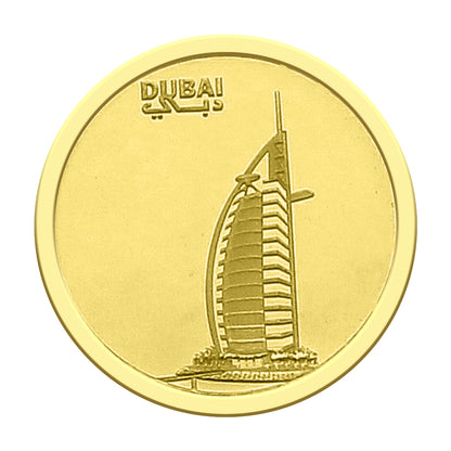 الإمارات لسك الذهب 4 جرام عملة برج العرب 24 قيراط نقاء 999.9 - FKJCON24K2271
