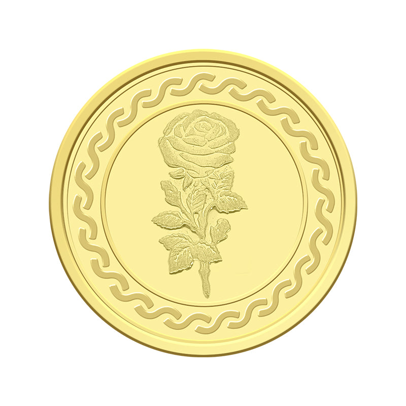 Gold 50 Grams Coin 24KT 999.9 Purity - FKJCON24K2278