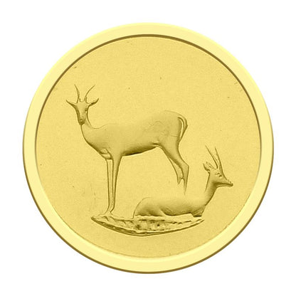 Emirates Minting Reindeer Design 1 Gram Gold Coin 999.9 Purity - FKJCON24K2304