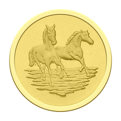 Emirates Minting Arabian Horse 1 Gram Gold Coin 999.9 Purity - FKJCON24K2307