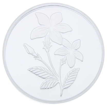 Emirates Minting 10 Grams Flower Silver Coin 999 Purity - FKJCONSL2252