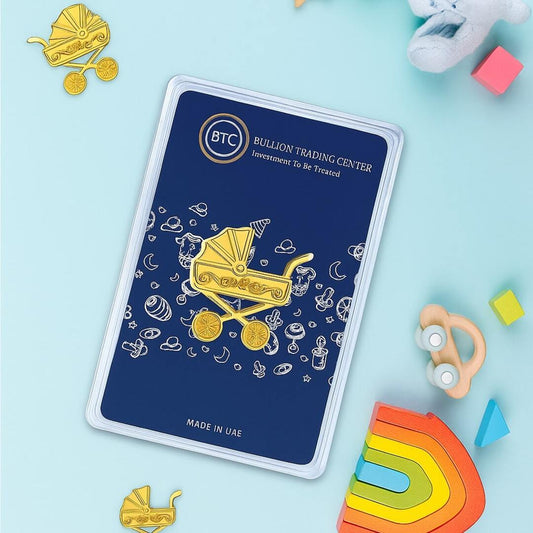 BTC Baby Car 5 Grams Gold Bar 24KT – FKJGBR24K10394