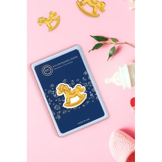 BTC Baby Horse 5 Grams Gold Bar 24KT – FKJGBR24K10396