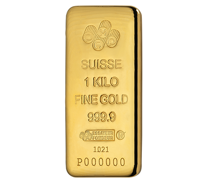 Pamp Suisse Queen Fortuna 1 Kilogram Gold Bar 24KT - FKJGBR24K2185