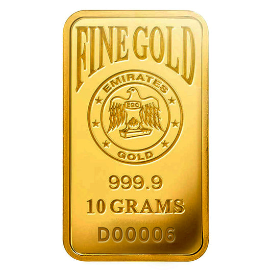Emirates 10 Grams 999.9 Purity Gold Bar - FKJGBR24K2198