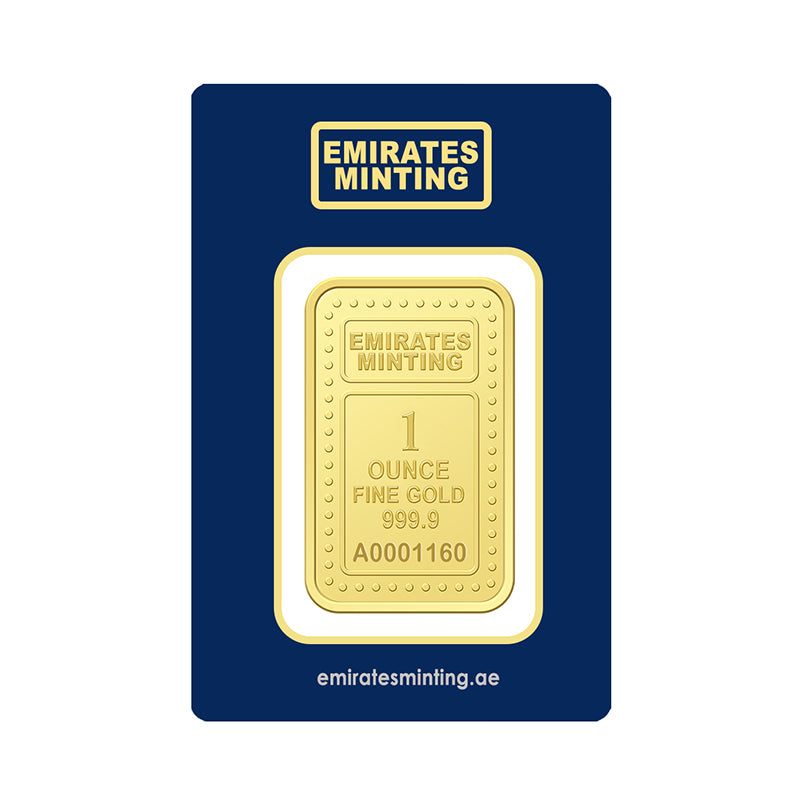 Emirates Minting 1 Ounce Gold Bar 999.9 Purity - FKJGBR24K2295