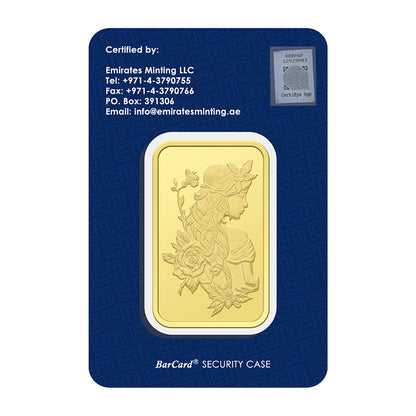 Emirates Minting 1 Ounce Gold Bar 999.9 Purity - FKJGBR24K2295