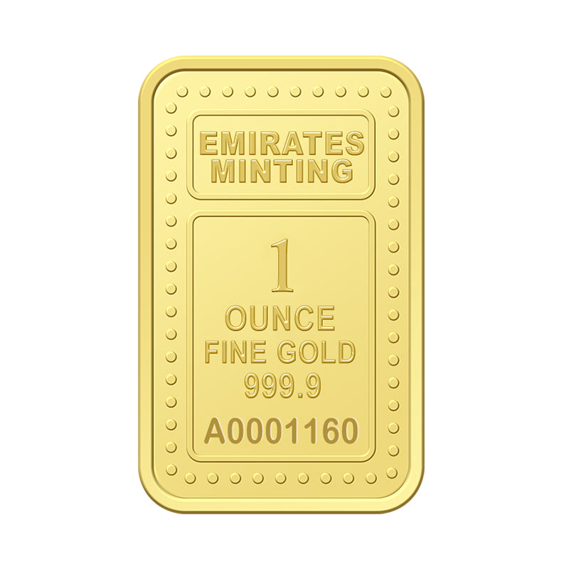 Emirates Minting 1 Ounce Gold Bar 999.9 Purity - FKJGBR24K2295