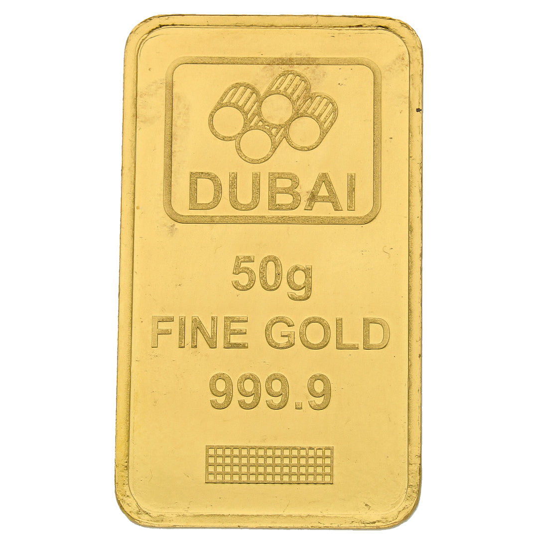 50g Burj Khalifa Pure 999.9 Fine Gold Bar 24KT  - FKJGBR24K2346