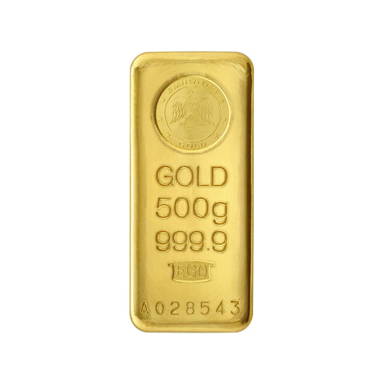 Emirates Gold 500 Grams Gold Cast Bar 999.9 Purity - FKJGBR24K2356