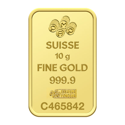 Pamp Suisse Rosa 10 Grams Gold Bar 24KT - FKJGBR24K2722
