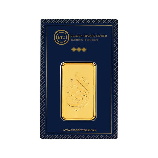 BTC 10 Grams Omy Gold Bar 24KT - FKJGBR24K6613