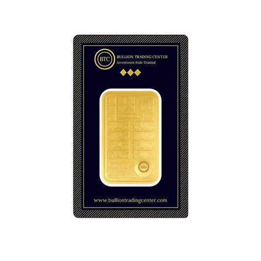 BTC 5 Grams The Prophet Tomb Gold Bar 24KT - FKJGBR24K6641