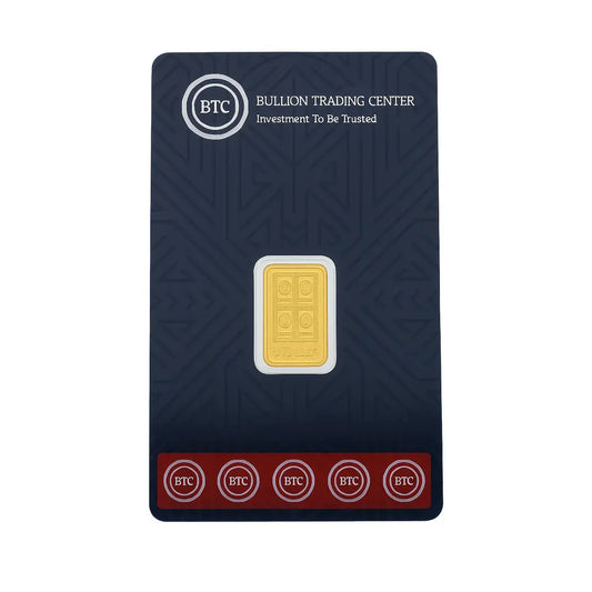 BTC 1 Gram The Door of the Kaaba Gold Bar 24KT - FKJGBR24K6686
