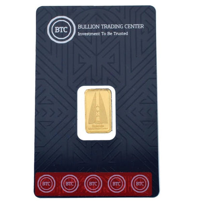 BTC 10 Grams Bahrain Towers Gold Bar 24KT - FKJGBR24K6688