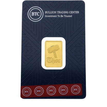 BTC 10 Grams Thor Gold Bar 24KT - FKJGBR24K6690