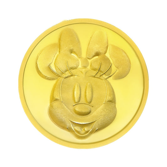 Disney Minnie Mouse 4 Grams BTC Coin 999.9 Purity  - FKJCON24K6692