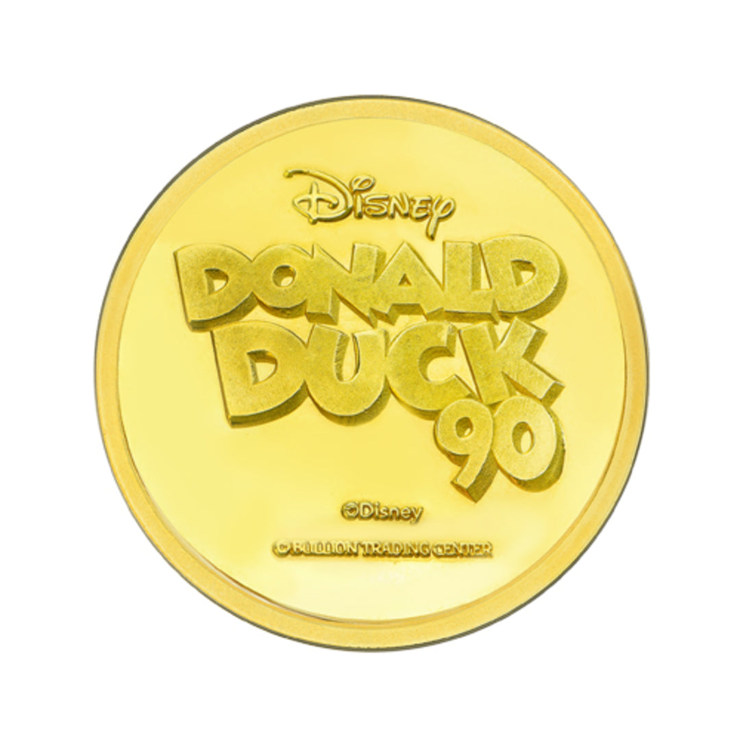 Disney Donald Duck 8 Grams BTC Coin 999.9 Purity  - FKJCON24K6693