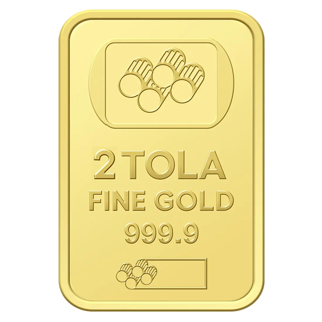 2 Tolas Gold Bar 24KT - FKJGBR24K6753